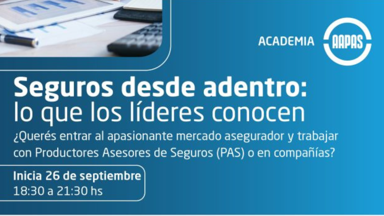Fechas: 26 de septiembre. Modalidad: virtual. Costo: Socios: 50% de descuento.