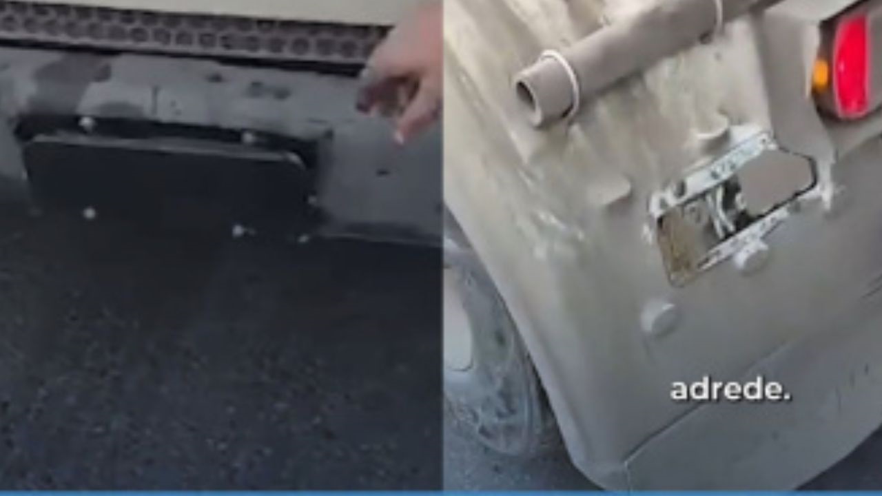 Un camionero fue detenido por la Agencia Nacional de Seguridad Vial al detectar que se trasladaba con las patentes tapadas adrede. Ocurrió en el km152 de la Ruta Nacional 9.