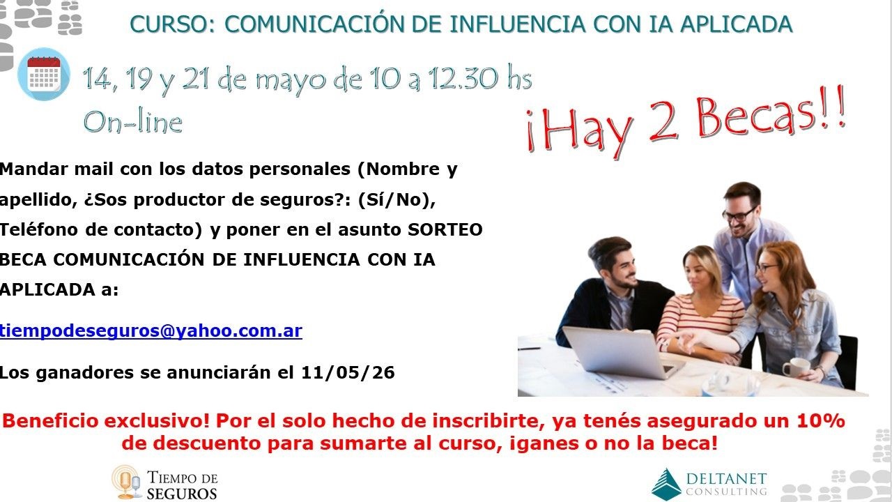 El  curso será dictado el 14, 19 y 21 de mayo de 10 a 12.30 hs. vía plataforma online.