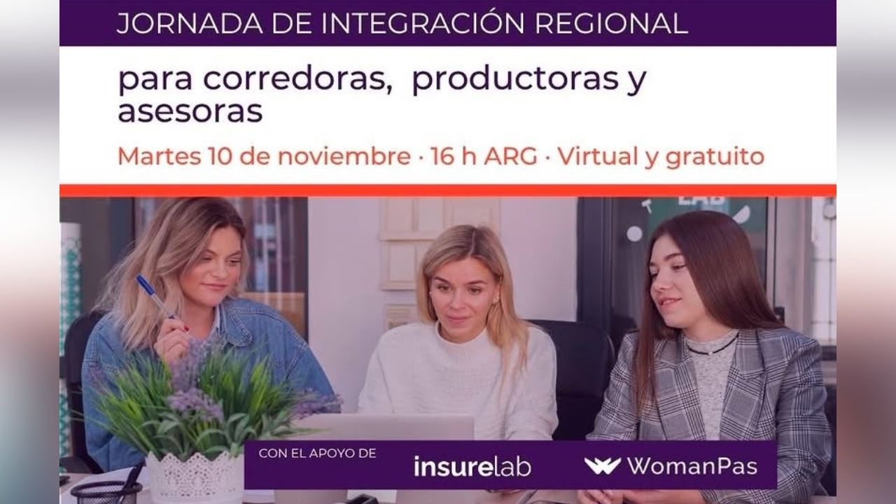El martes 10 de noviembre, REDMES realizará una jornada virtual de integración regional destinada a productoras y corredoras de seguros, con el objetivo de promover el intercambio de experiencias.