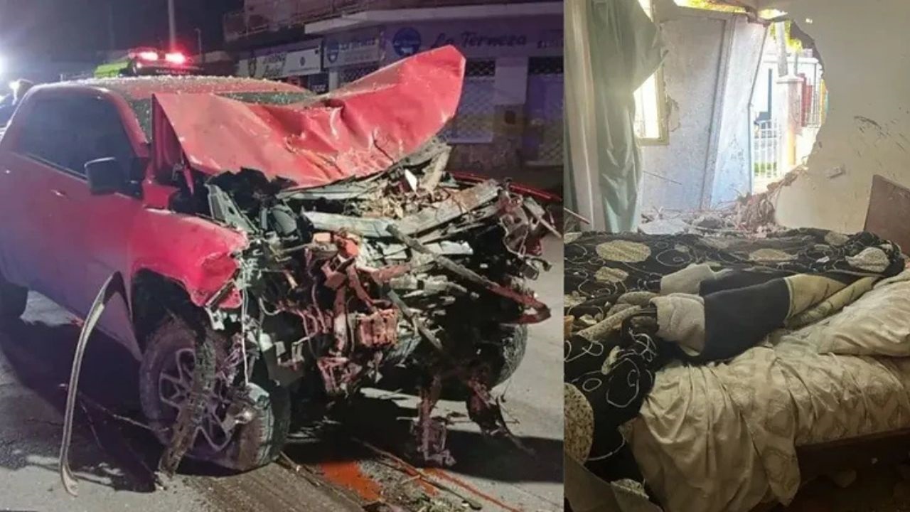 Un hombre de 39 años chocó a las 3:15 de la madrugada contra la vivienda de un adulto mayor, sin que ninguno resultara herido. El conductor dio positivo en dos pruebas de alcoholemia y la camioneta fue secuestrada.