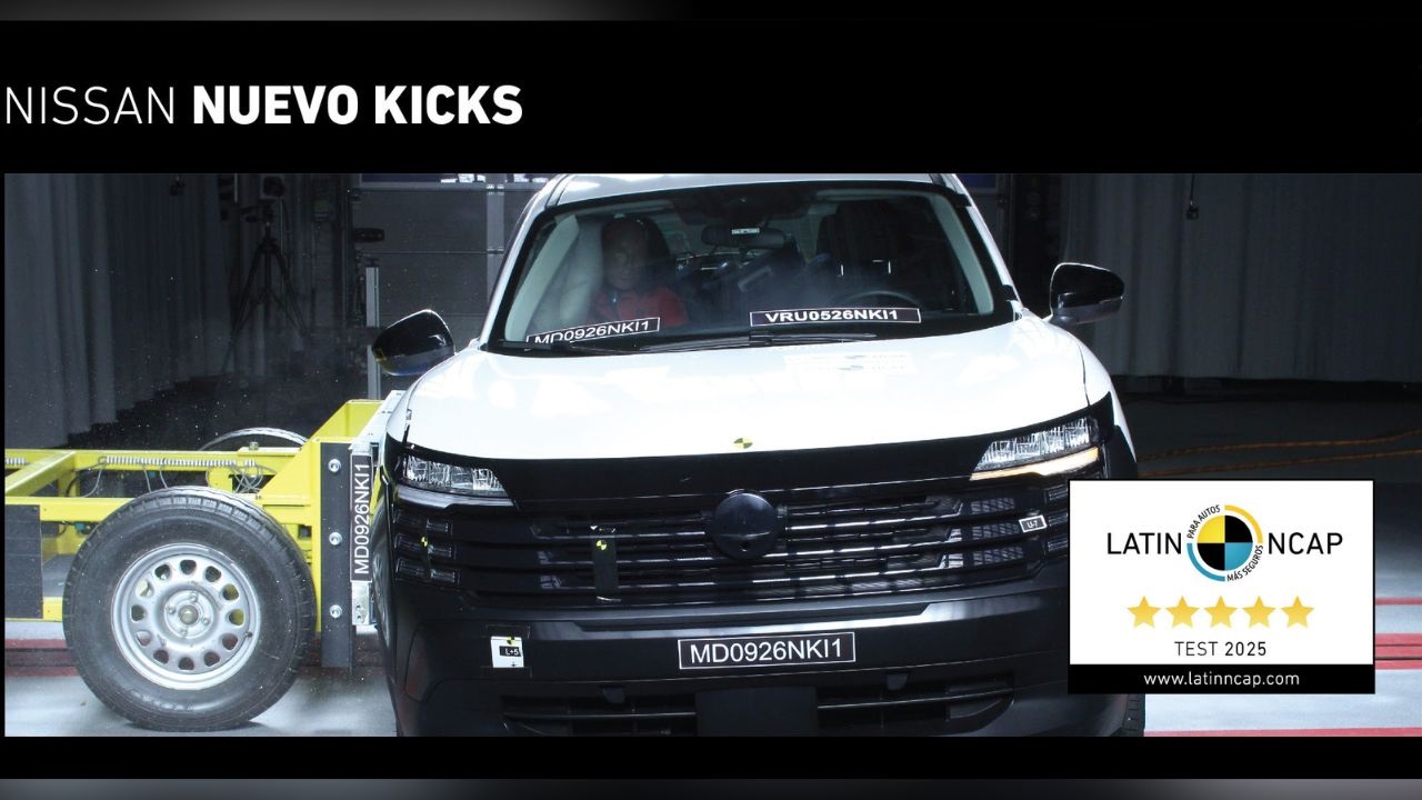 El Programa de Evaluación de Vehículos Nuevos para América Latina y el Caribe, confirman las cinco estrellas para el Nissan Nuevo Kicks 2025.