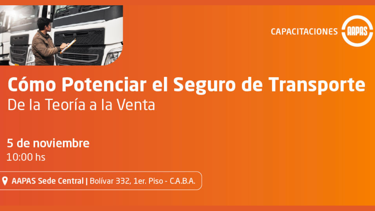 Fecha: 5 de noviembre. Modalidad: Presencial, Sede Central. Exclusiva para socios. Cupos limitados.