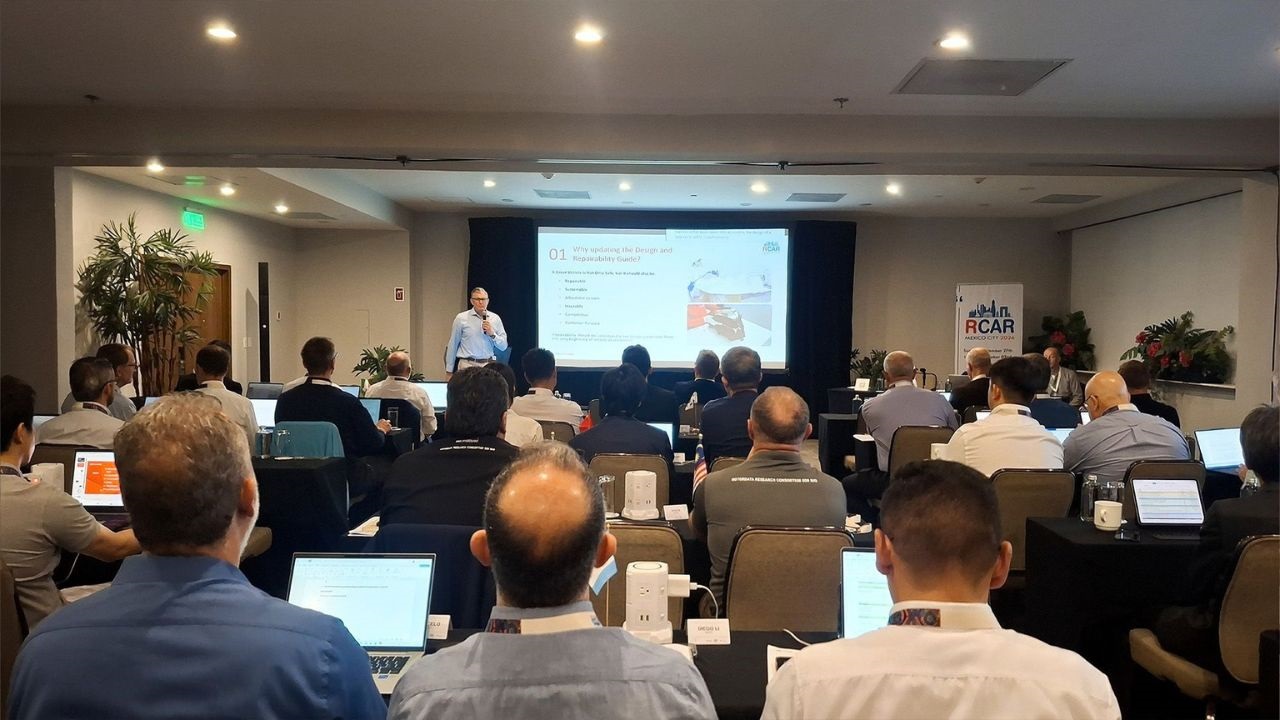 La Conferencia Anual 2026 del Research Council for Automobile Repairs reunió a representantes de 19 centros de investigación de 15 países especializados.