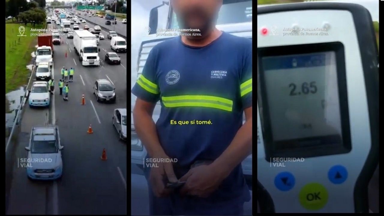 El hecho detectado por la Agencia Nacional de Seguridad Vial, ocurrió durante un control de rutina al transporte pesado en la Autopista Panamericana.